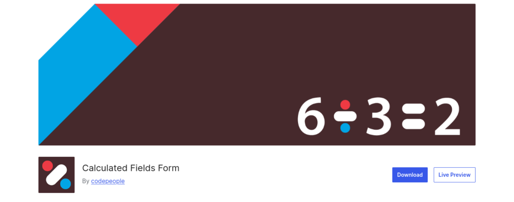 calculated fields form