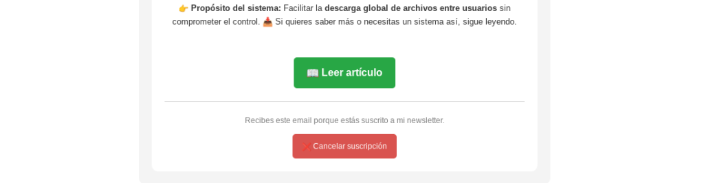 email newsletter wordpress fran salas darse de baja