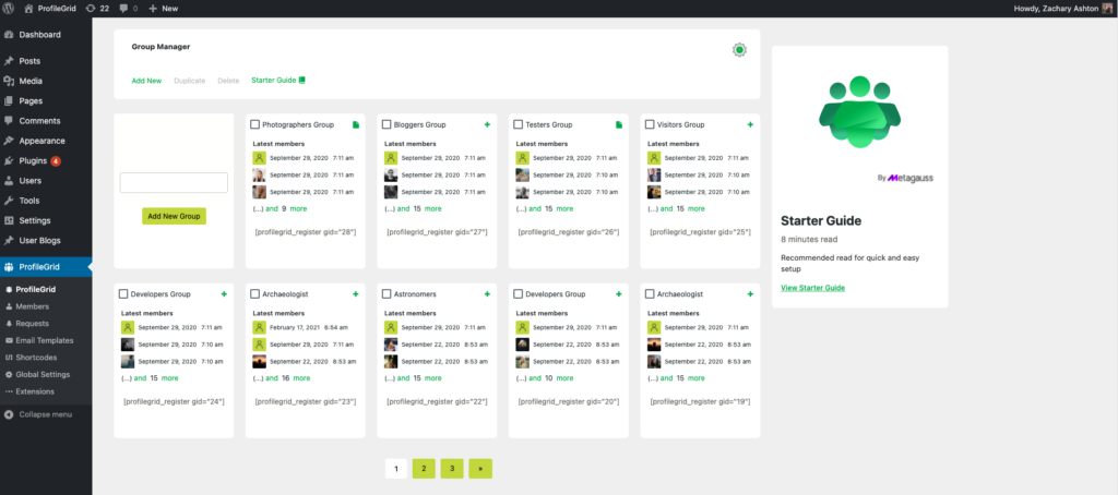 grupos ProfileGrid – User Profiles, Groups and Communities