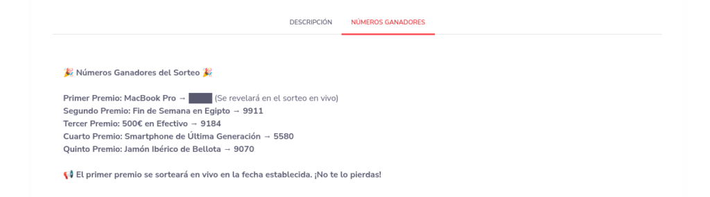 loteria sorteos rifas wordpress woocommerce