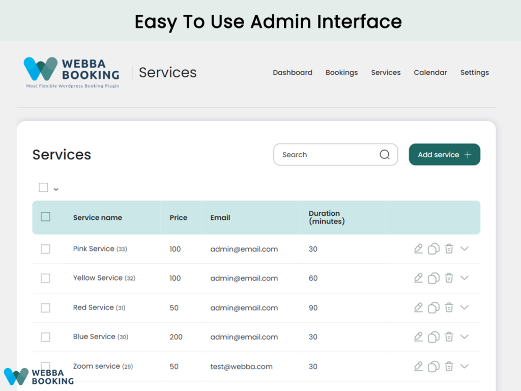servicios Appointment Booking and Scheduling Calendar Plugin – Webba Booking