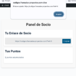 🔐 Sistema de Socios (Afiliados) Simple en WordPress