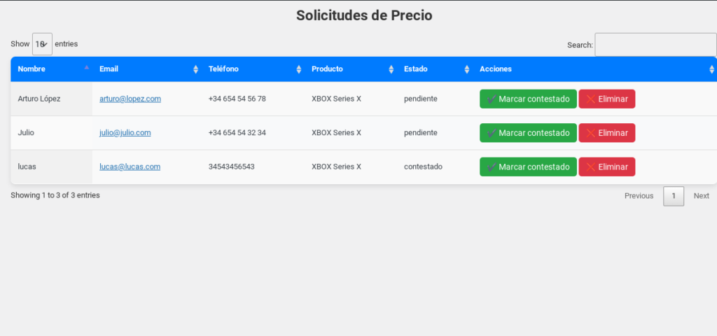 solicitar presupuesto precio woocommerce
