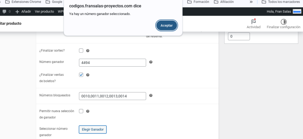 woocommerce sorteos elegir ganador automaticamente