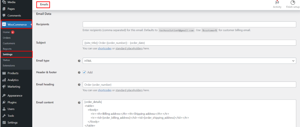 wordpress Additional Custom Emails & Recipients for WooCommerce plugin