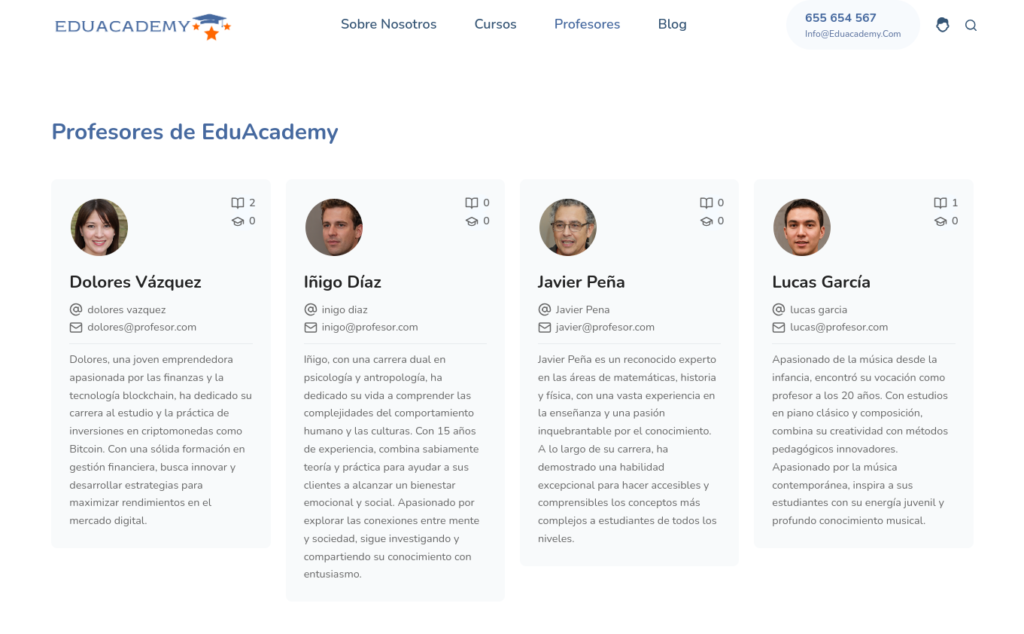 wordpress academia online pagina web malaga