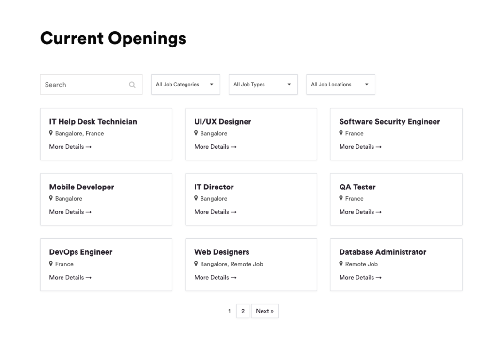 wordpress plugin WP Job Openings – Job Listing, Career Page and Recruitment Plugin