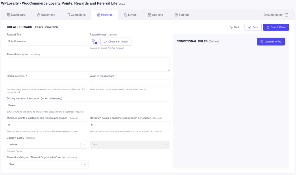wordpress plugin wp loyalty