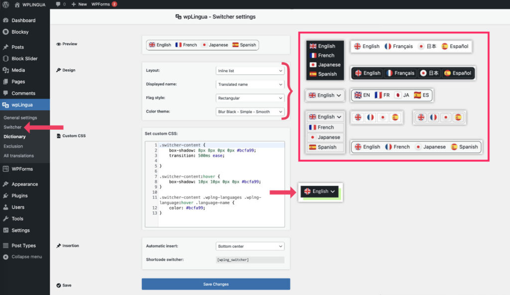 wordpress wplingia wordpress plugin