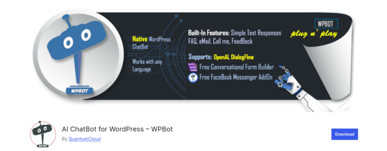 AI ChatBot for WordPress – WPBot