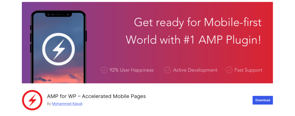 AMP for WP – Accelerated Mobile Pages