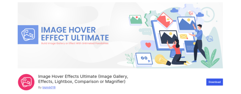Image Hover Effects Ultimate (Image Gallery, Effects, Lightbox, Comparison or Magnifier)