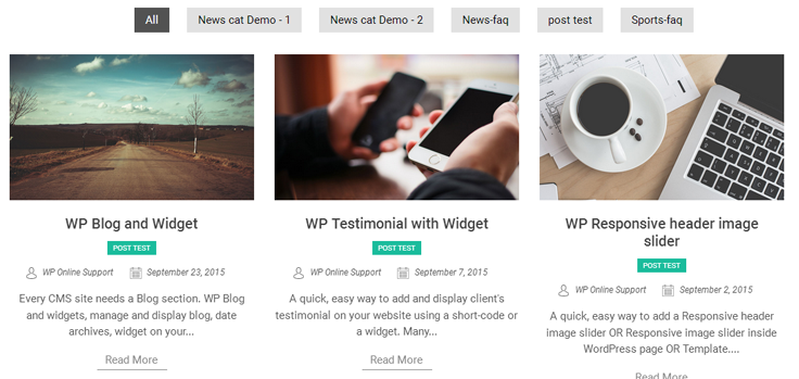 Post grid and filter ultimate wordpress