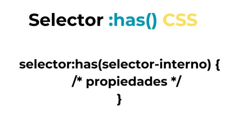 Selector has() CSS