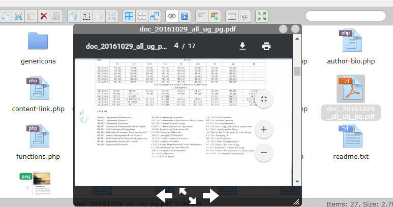 advanced file manager pdf preview