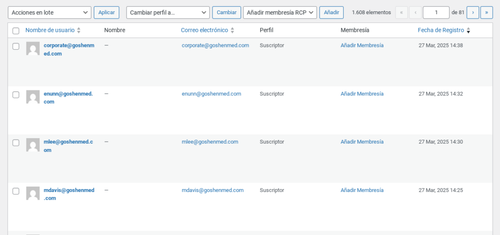 bots wordpress registro