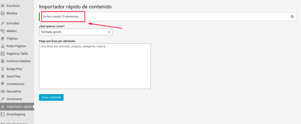 categorias en masa wordpress