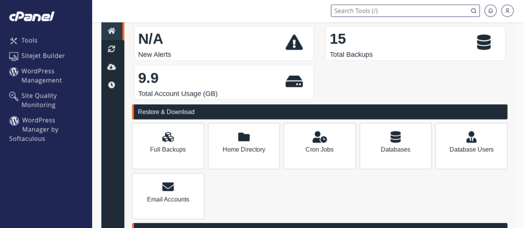 copias de seguridad cpanel wordpress