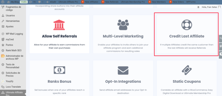 credit last affiliate ultimate affiliate pro