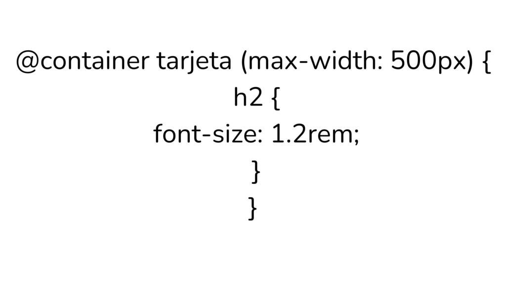 css container-type