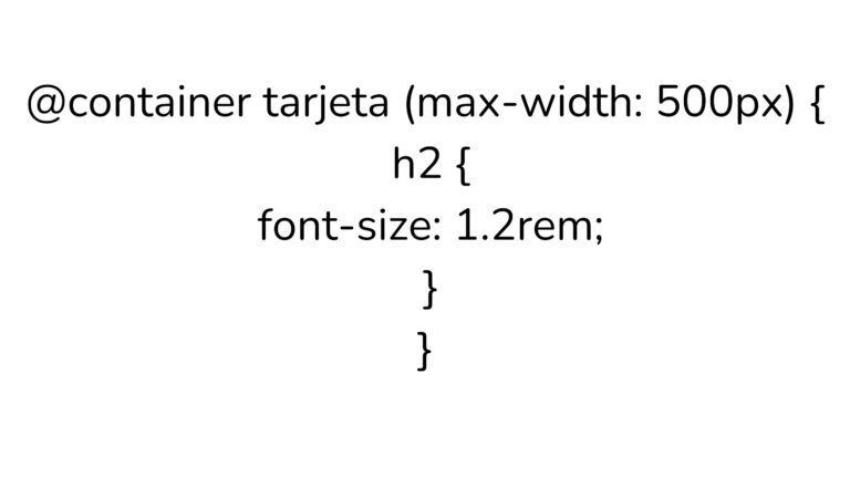 css container-type