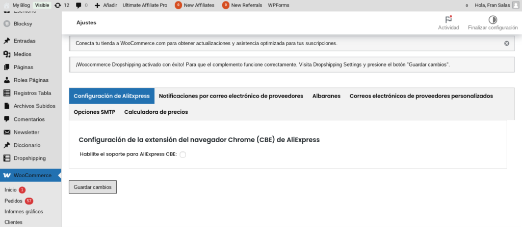 dropshipping woocommerce extension chrome