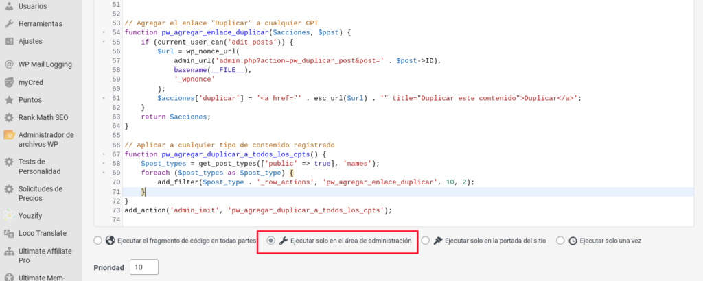 duplicar clonar entradas paginas wordpress productos