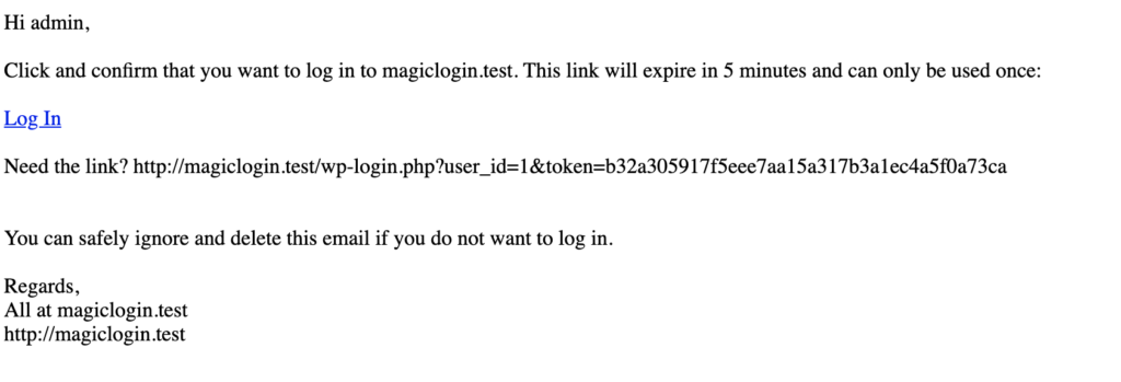email Magic Login – Passwordless Authentication for WordPress – Login Without Password