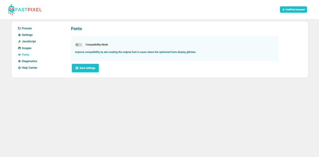 fastpixel fuentes wordpress plugin