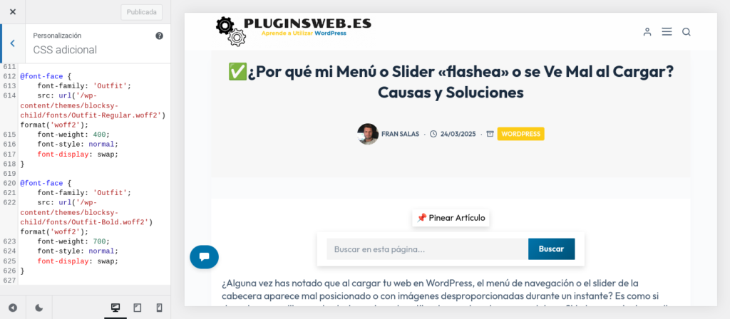 google fonts local wordpress