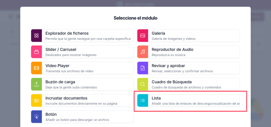 lista use your drive