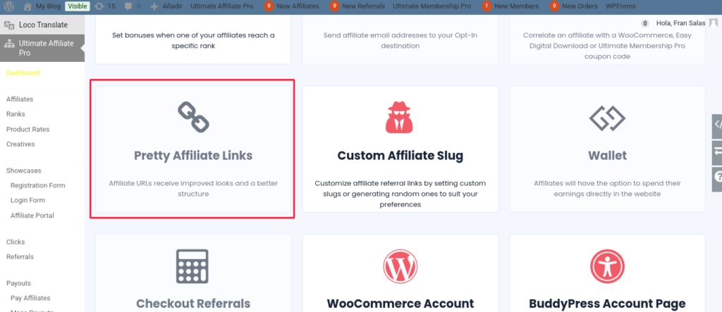 pretty affiliate links ultimate affiliate pro