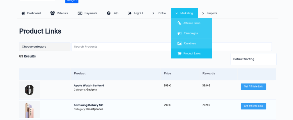 product links ultimate affiliate pro wordpress
