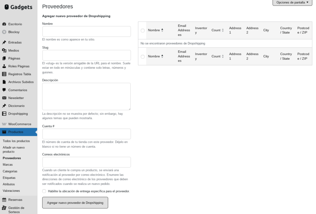 proveedores woocommerce dropshipping