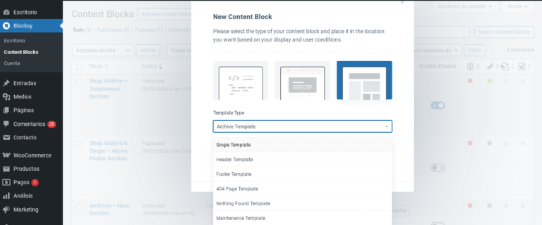 templates blocksy pro