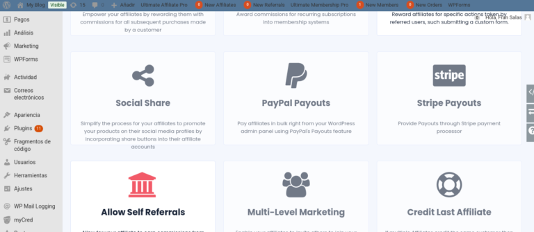 ultimate affiliate pro social share