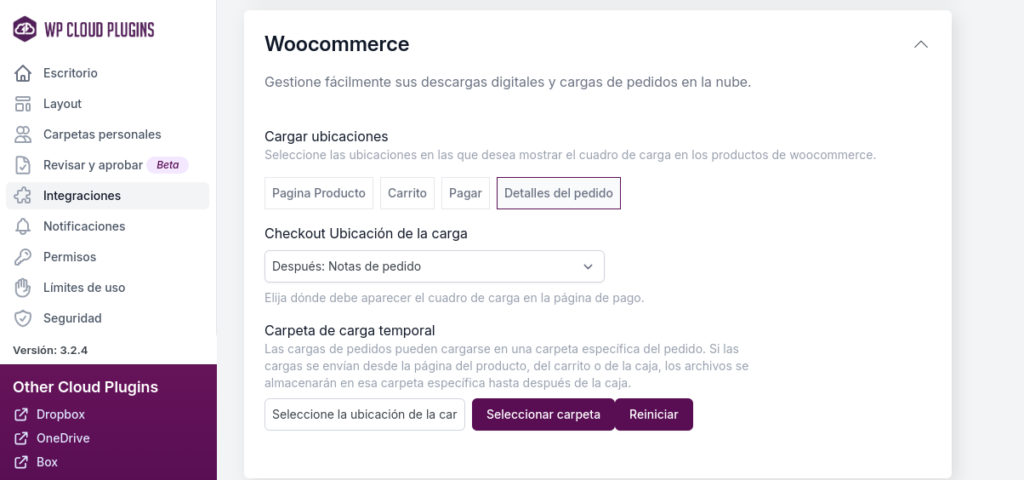 woocommerce google drive integracion productos descargas