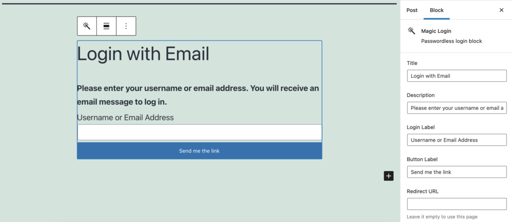 wordpress plugin Magic Login – Passwordless Authentication for WordPress – Login Without Password
