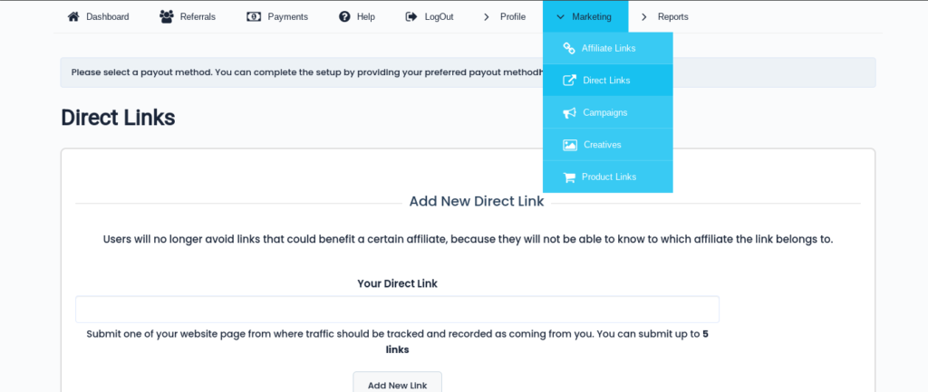 wordpress plugin ultimate affiliate pro direct links