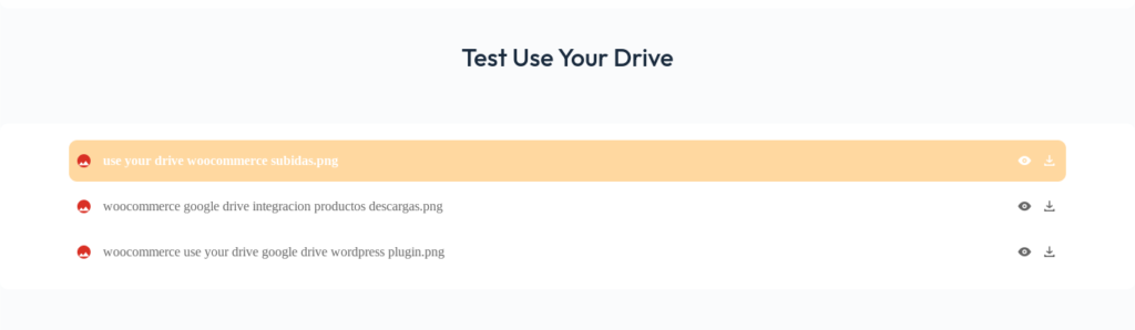 wordpress use your drive lista