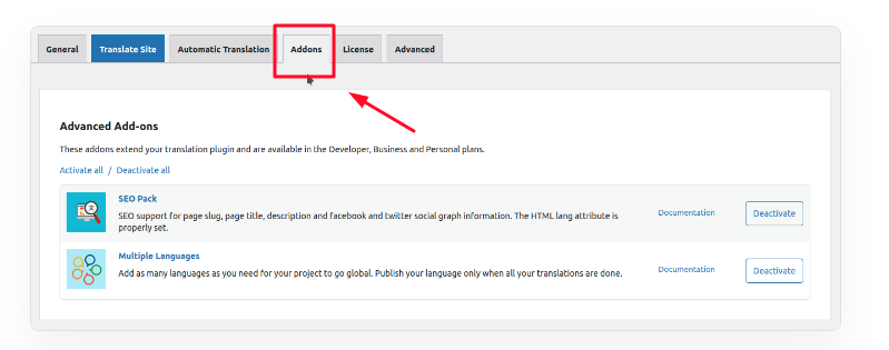 Navigation Based on Language translatepress wordpress plugin