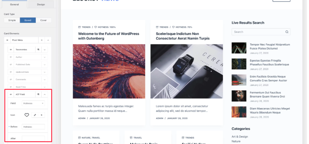 advanced custom fields blocksy pro wordpress