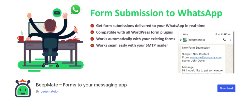beepmate wordpress plugin