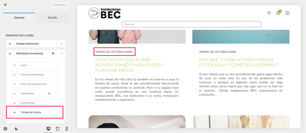 blocky pro tiempo de lectura