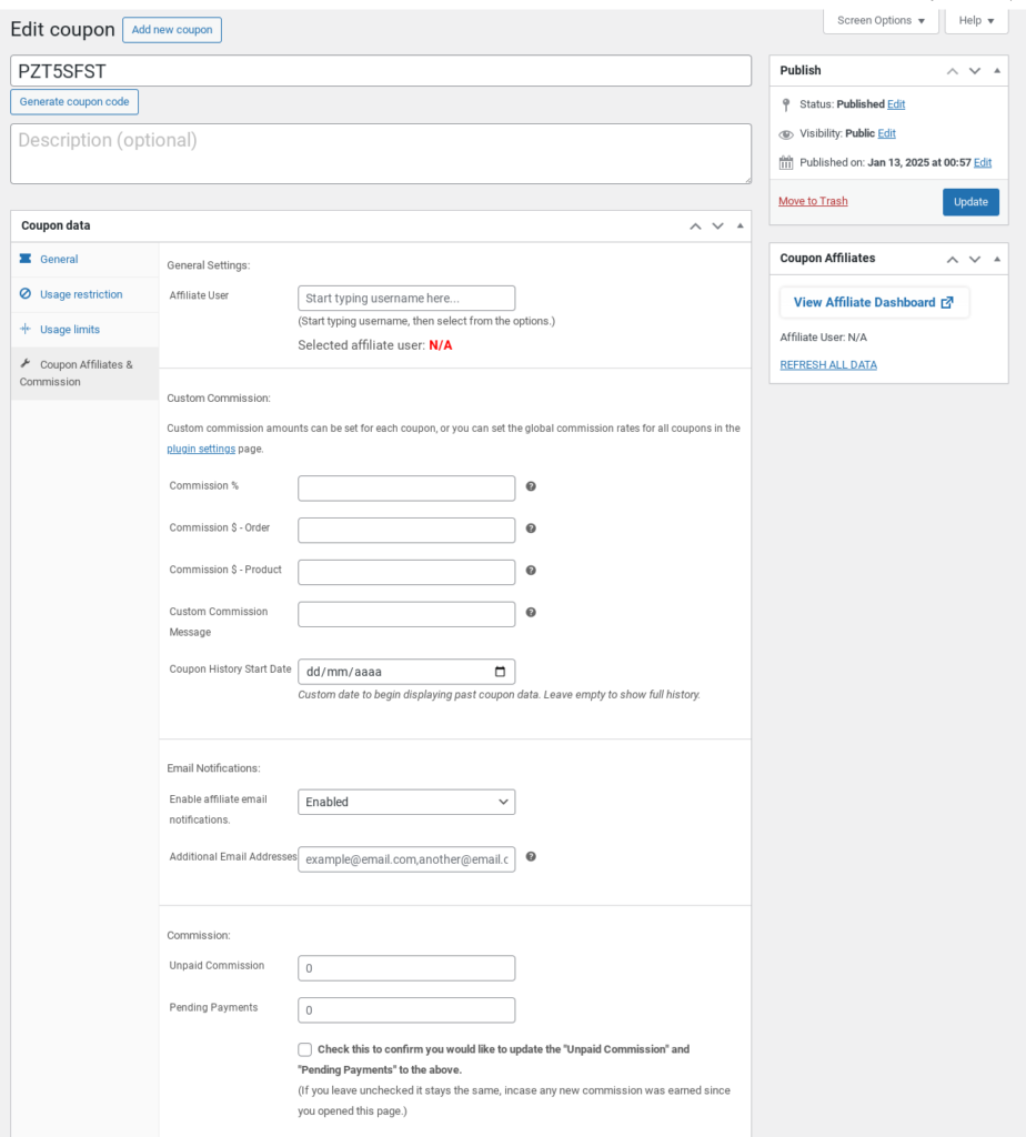 comisiones cupones coupon affiliates
