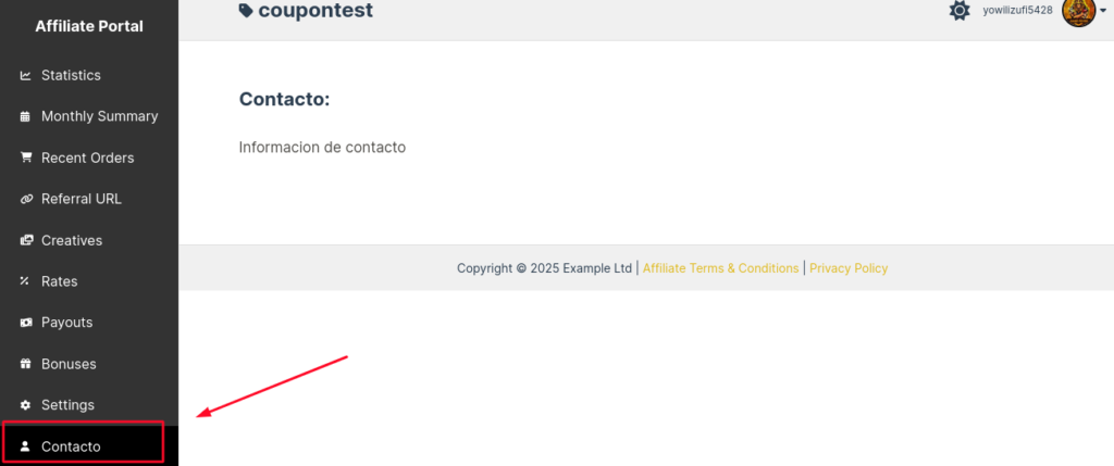 custom tabs pestañas personalizadas coupon affiliates