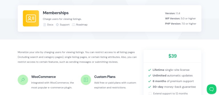 hivepress memberships wordpress