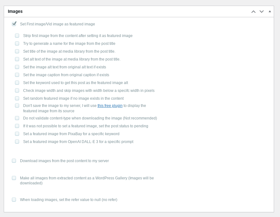 imagenes wordpress automatic plugin