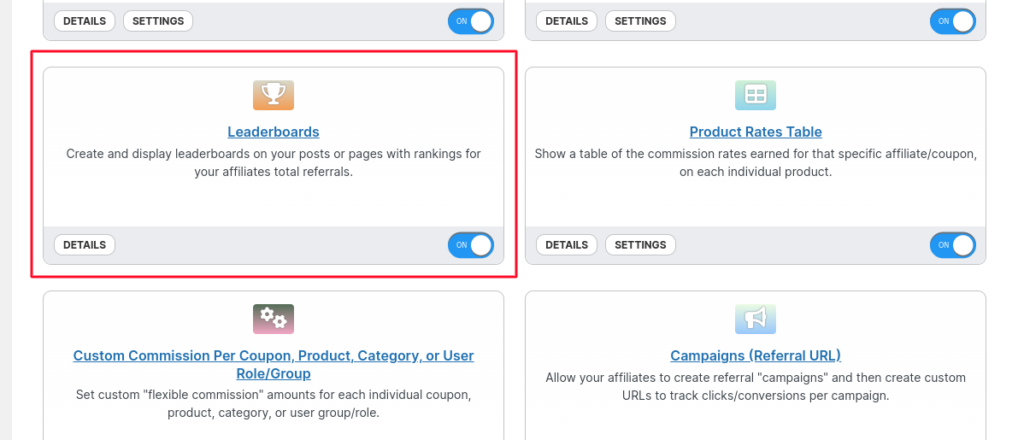 leader boards coupon affiliates