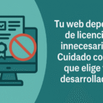✅¿Tu Web Depende de Licencias Innecesarias? Cuidado con lo que Elige tu Desarrollador